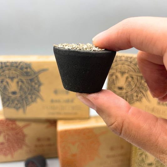 Schachtel mit 6 Banjara Resin - Palo Santo Gläsern