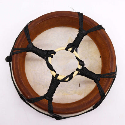 Tambour chamanique Mandala avec maillet - 20 cm