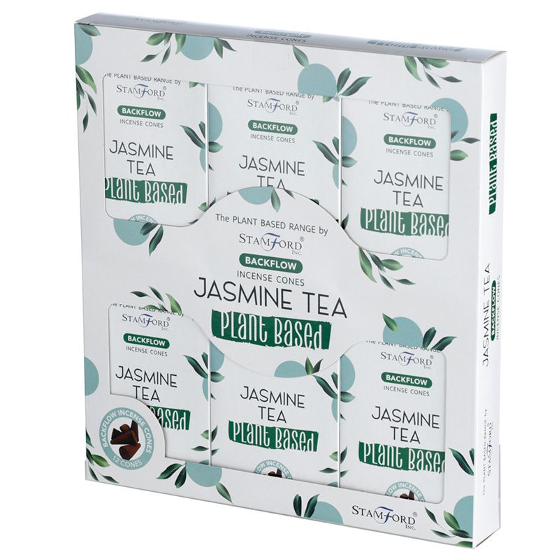 Kräuter-Rückfluss-Räucherkegel - Jasmintee
