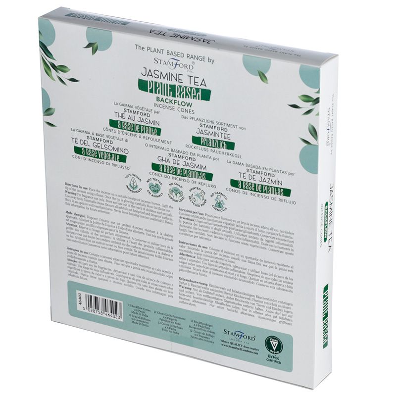 Kräuter-Rückfluss-Räucherkegel - Jasmintee