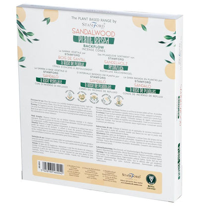 Cônes d'encens à reflux aux herbes - Bois de santal