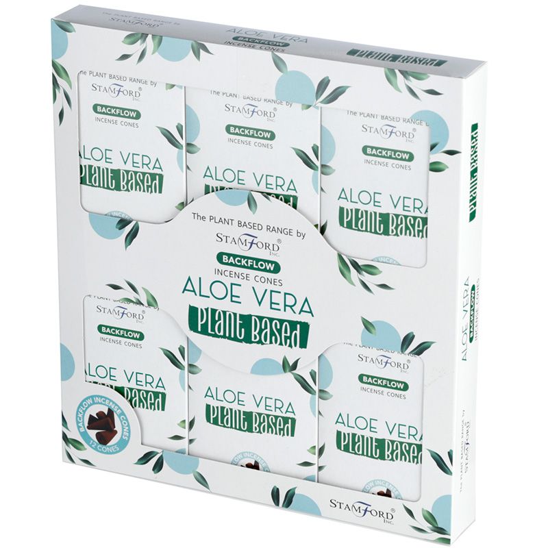 Kräuter-Rückfluss-Räucherkegel – Aloe Vera