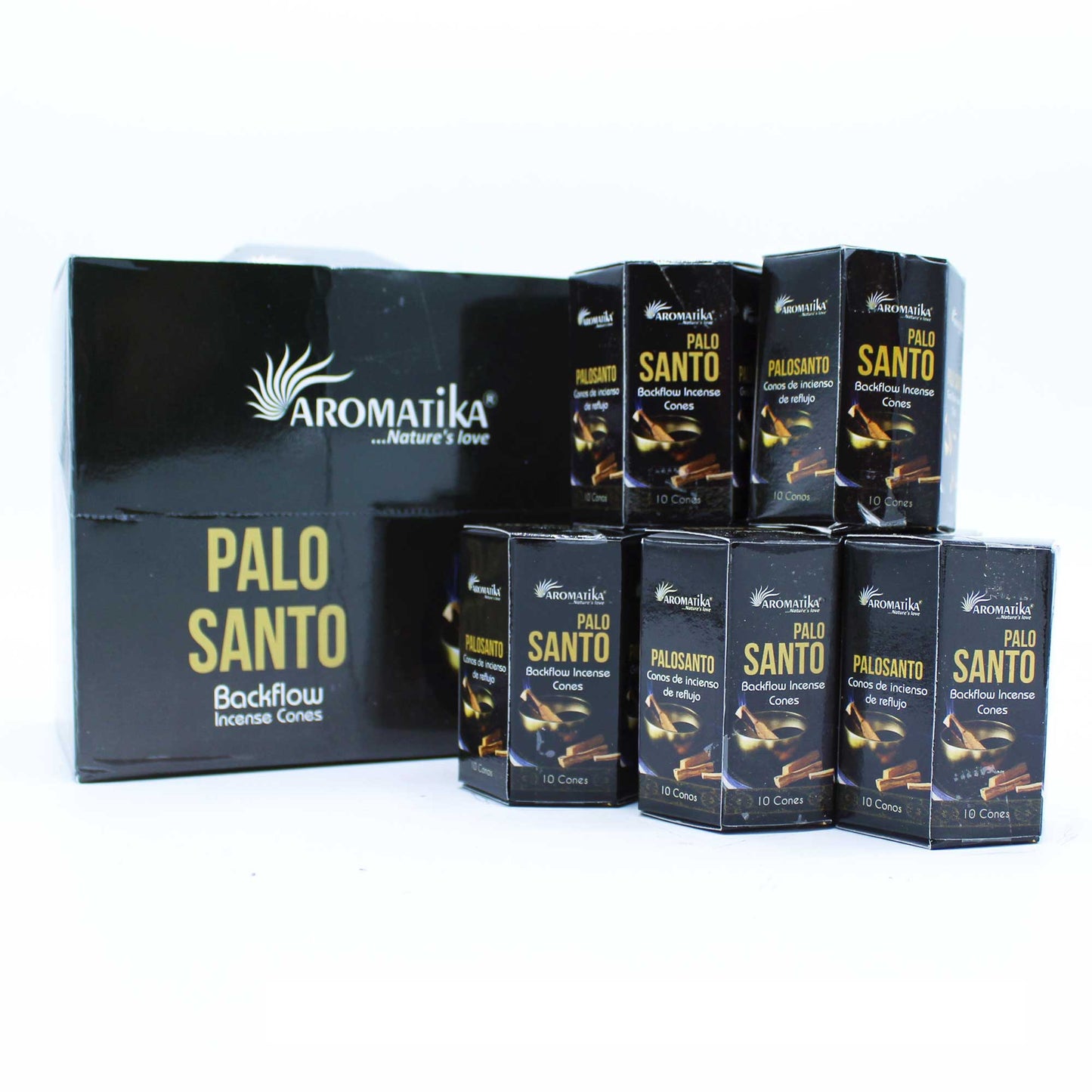10er-Packung Backflow Masala Räucherstäbchen - Palo Santo