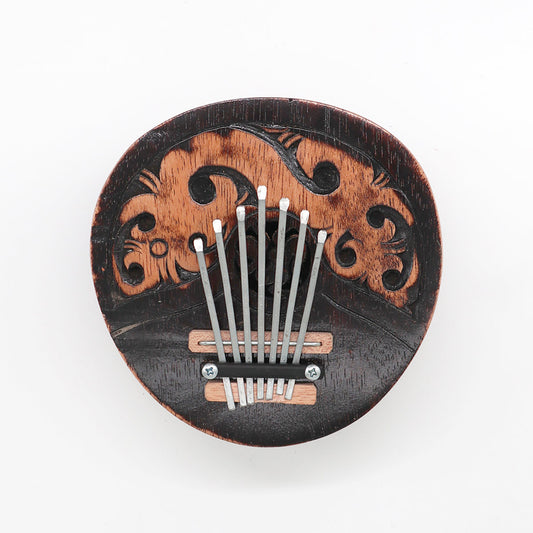 Antike Kokosnuss Kalimba