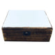 Caja Grande de Cerámica Esmaltada - 20x15x7.5cm - Blanco