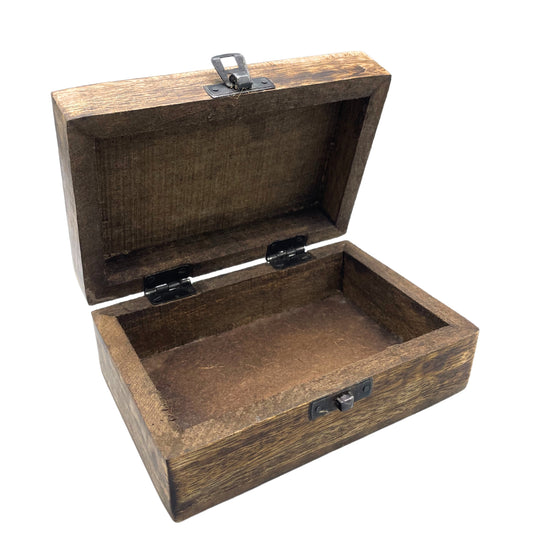 Mittlere Andenkenbox aus Holz 15x10x6cm - Buddha