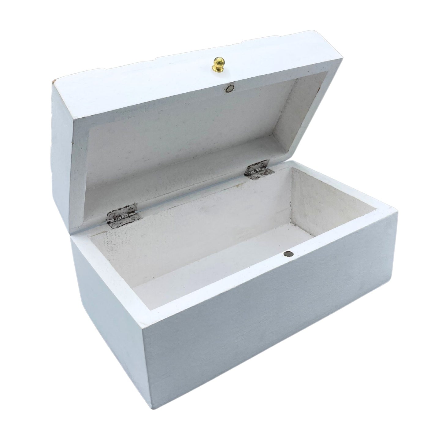 Vintage Deco - Mehrzweckbox - 22x12x10cm - Weiße Diamanten
