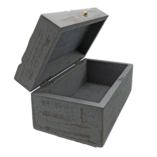 Vintage Deco - Mehrzweckbox - 22x12x10cm - Grauer Stern