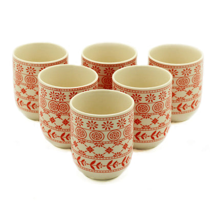 6 x Tazas de te - Ambar