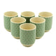 6 x Tazas de te - Mosiac verde