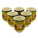 6 x Tazas de te - Diseño oriental larga vida