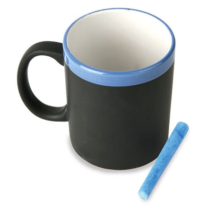 Keramiktasse mit Tafelbeschichtung Blau