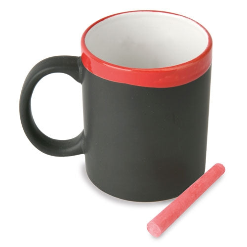 Tasse en céramique ardoise rouge