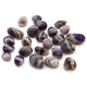 24 x Pequeñas piedras africanas - Amatista - Chevron