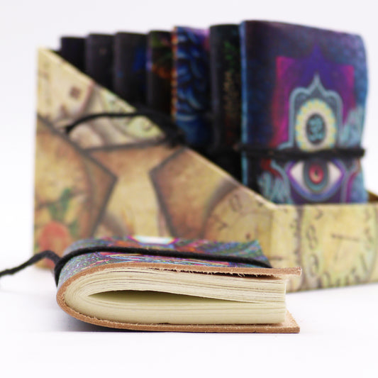 8 x verschiedene esoterische Notizbücher (Displaypackung)