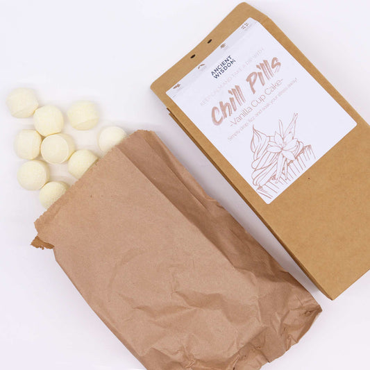 Chill Pills 350g Geschenkpackung - Vanille-Cupcake