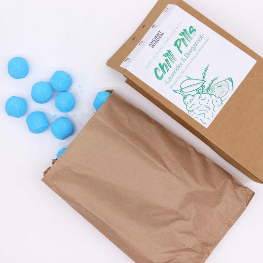 Chill Pills 350g Geschenkpackung - Lavendel &amp; Bergamotte