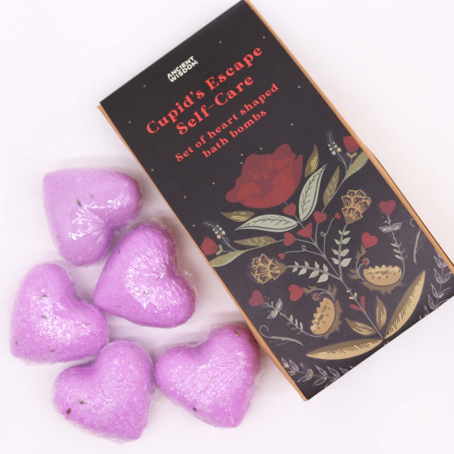 Herz-Badebomben-Set - Cupid's Getaway Self-Care