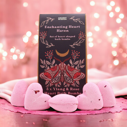 Set de Bombas de Baño de Corazón-Encantador Corazón Cielo