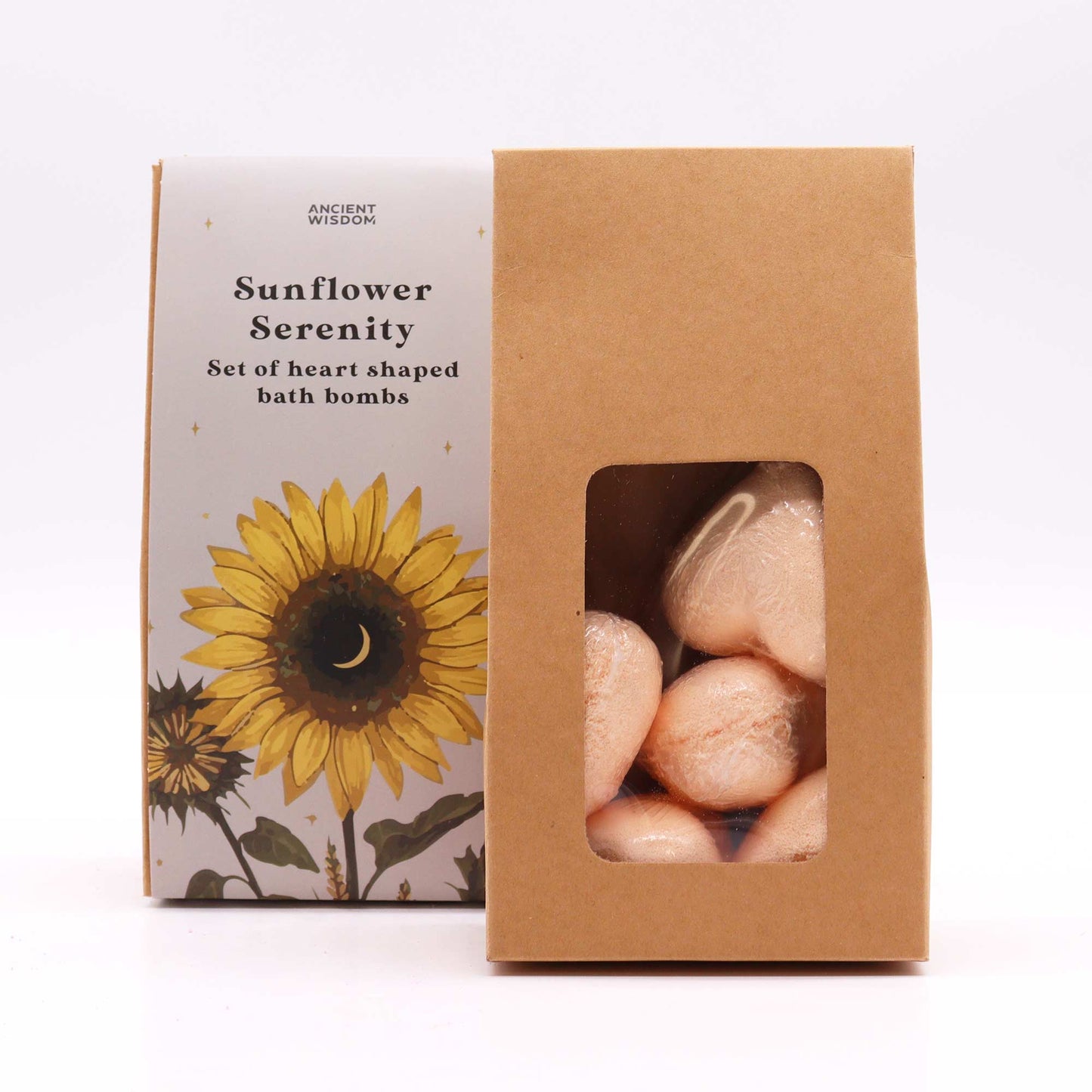 Herz-Sonnenblumen-Badebomben-Set