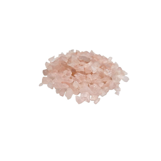 Rosenquarz-Edelsteinsplitter, Großpackung – 1 kg