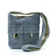 Bolso de Dos Bolsillos Tonos Naturales- Vaquero Denim- Mediano