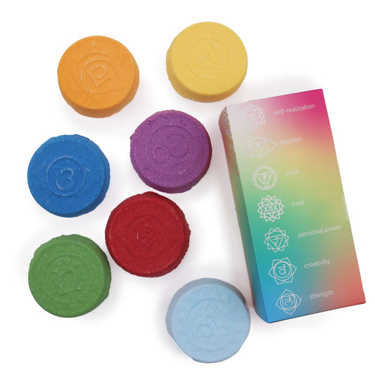 Chakra-Badebomben – Große Schachtel – Chakra-Harmonie und innere Ausstrahlung