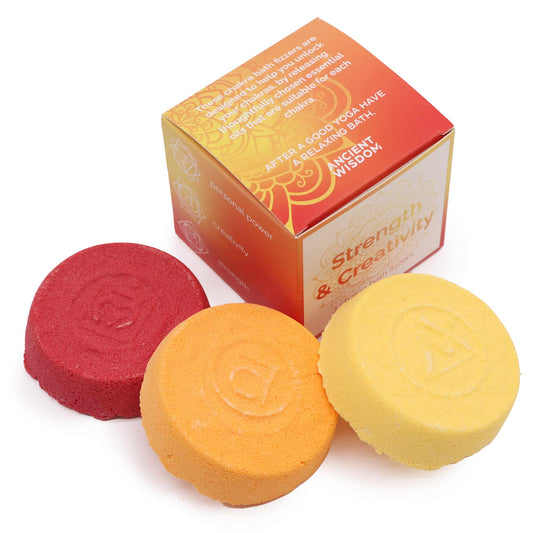 Chakra-Badebomben - Kleine Schachtel - Kraft und Kreativität