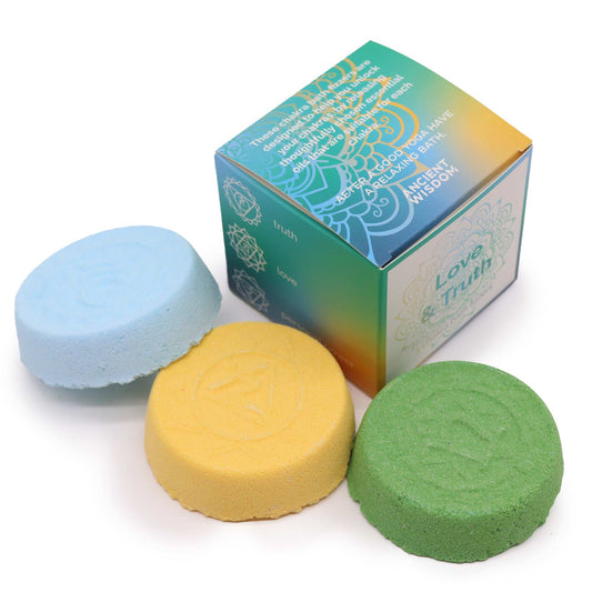 Chakra-Badebomben - Kleine Schachtel - Liebe und Wahrheit