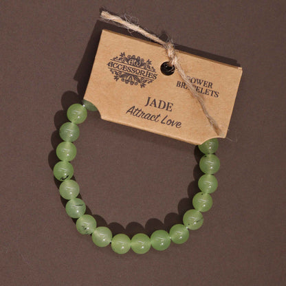 Brazalete de Energía Jade 8mm