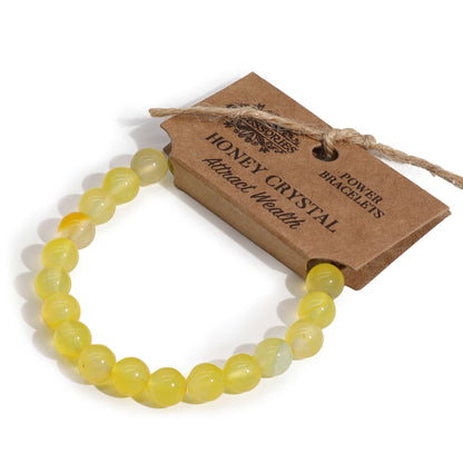 Brazalete de Energía Cristal de Miel 8mm