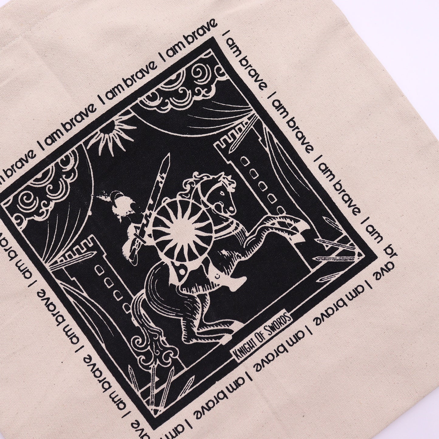 Baumwolltasche - Hop Hare - Ich bin mutig