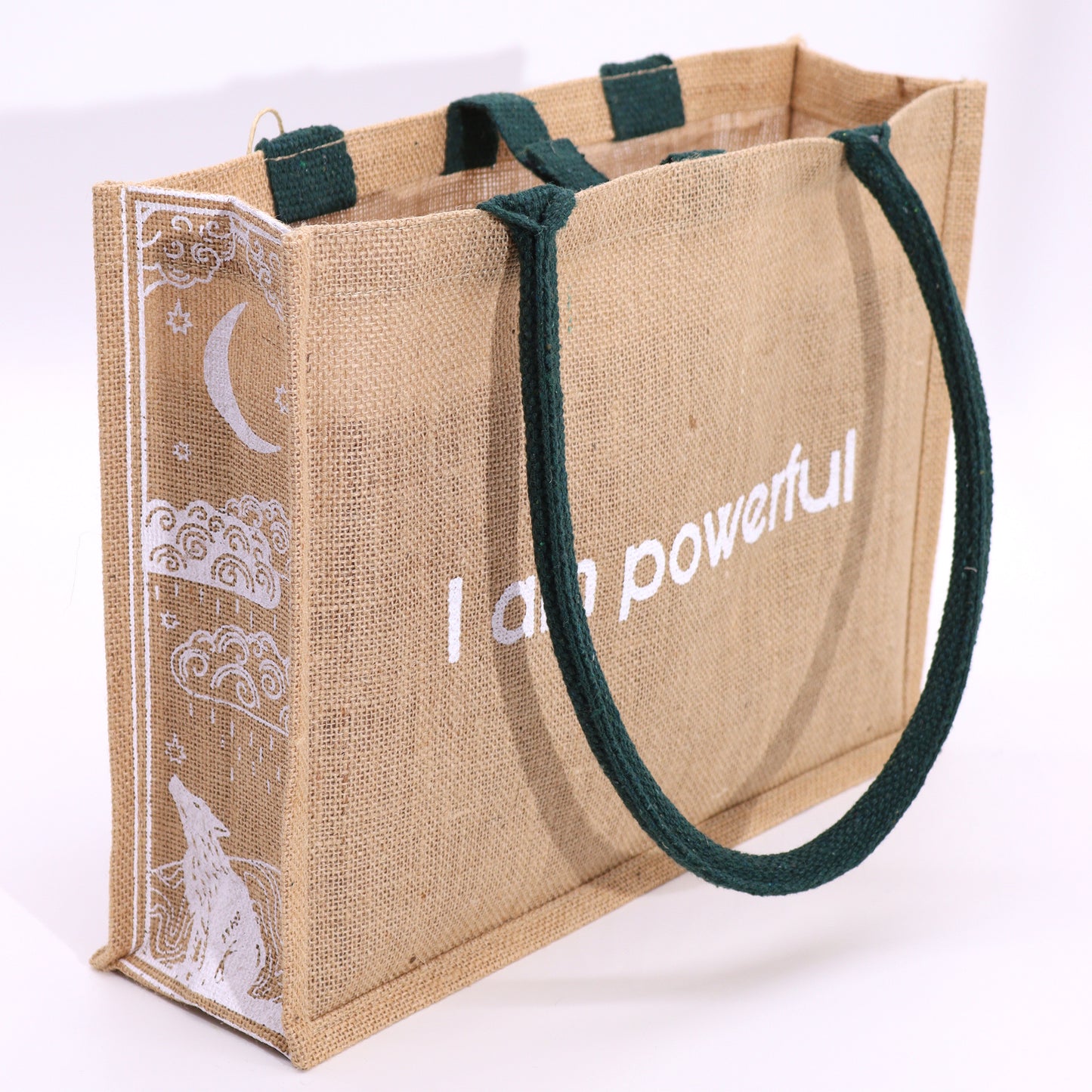 Hop Hare Große Jutetasche - Ich bin mächtig
