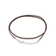 Cordones para accesorios - 2mm x 55cm - Marrón oscuro 112