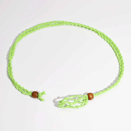 Edelsteinkette Kordeln 45 cm - Grün
