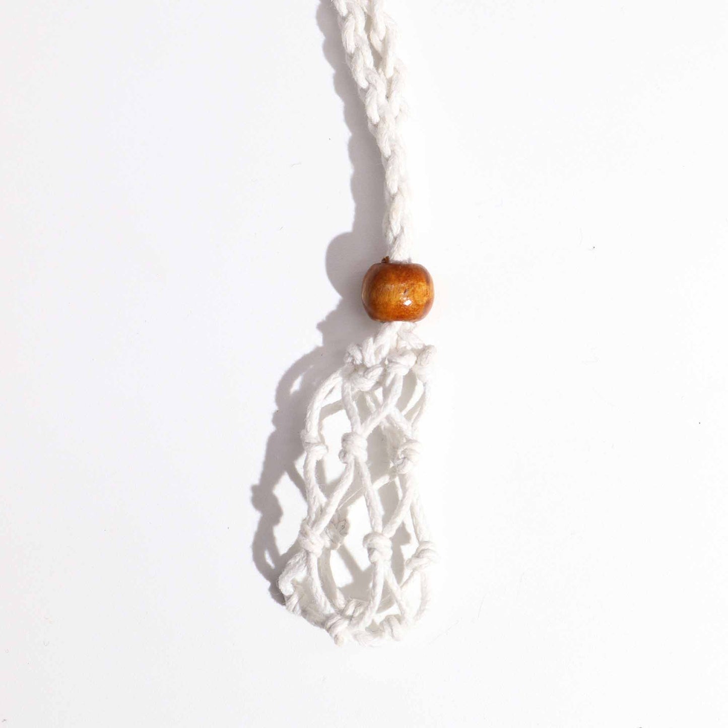 Edelsteinkette Kordeln 45 cm - Weiß