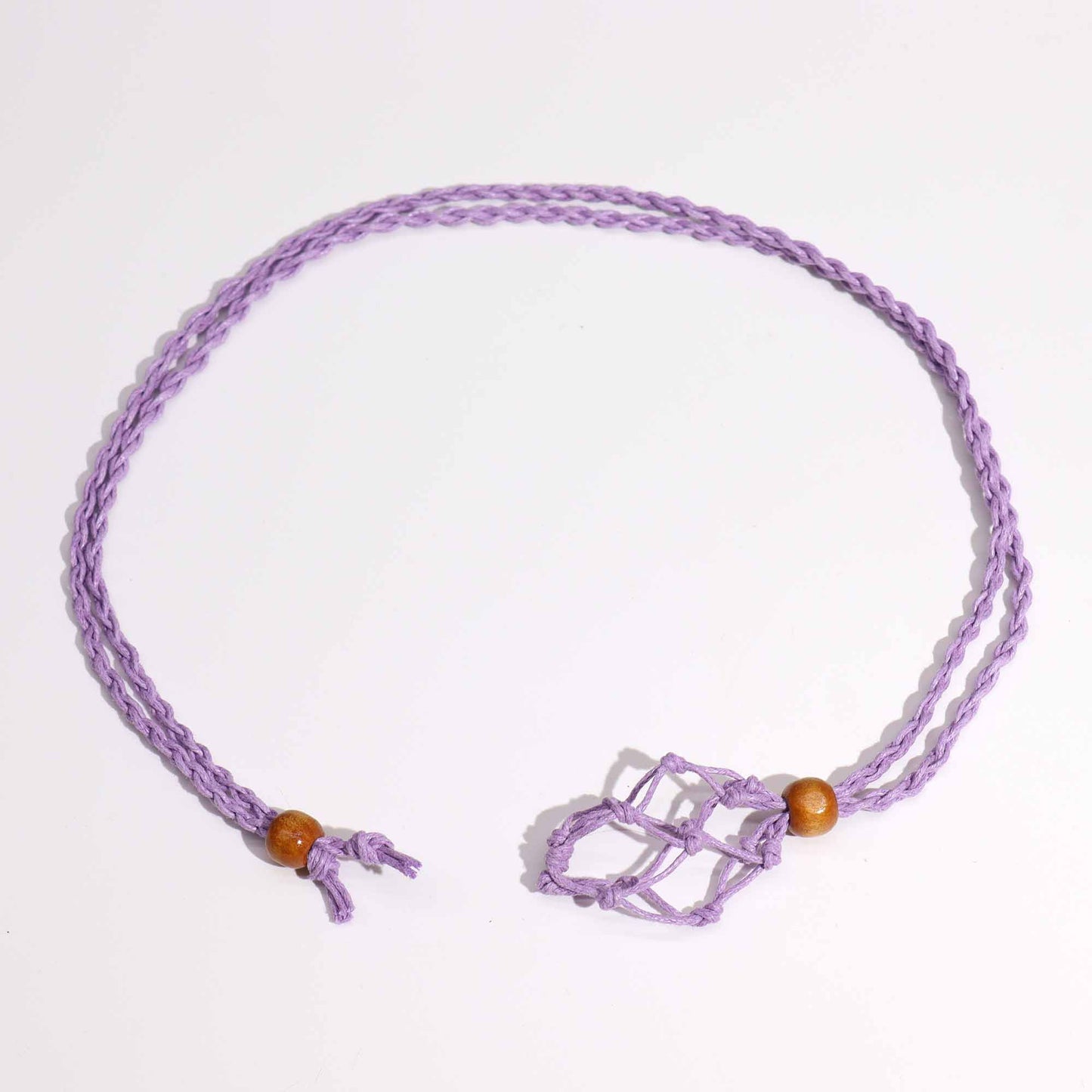 Cordones para Collar de Pieras Preciosas 45 cm - Purpura