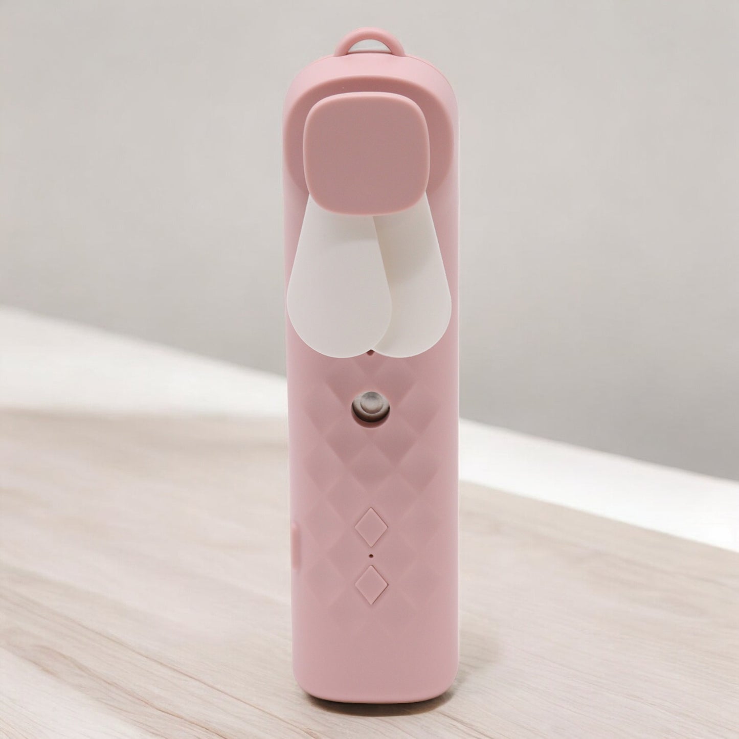 Rosa USB-Gesichtsventilator und -Sprüher