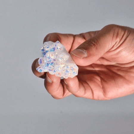 Kleiner verbesserter natürlicher Quarz – Angel Aura Quartz (ca. 40–65 g, 3,5–5 cm)
