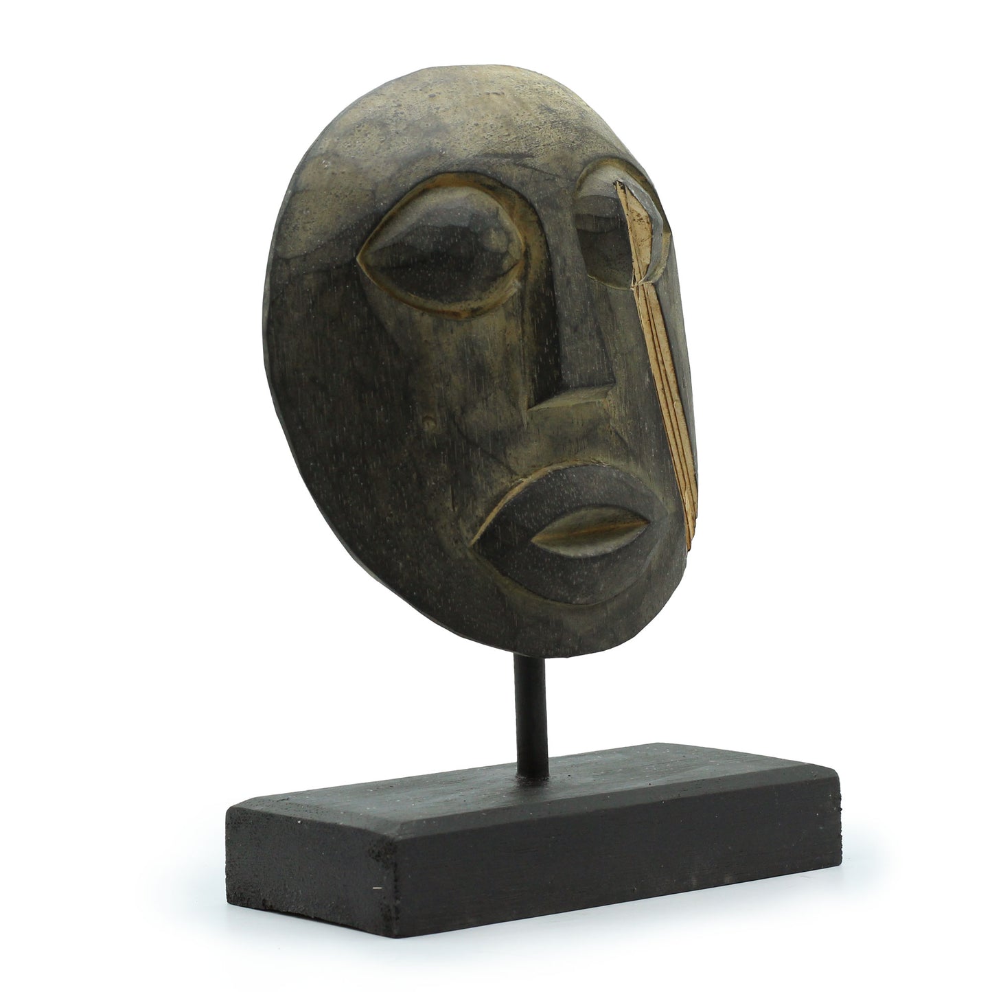 Dekorative Timor-Stammesmaske – Antik, 27 x 20 cm