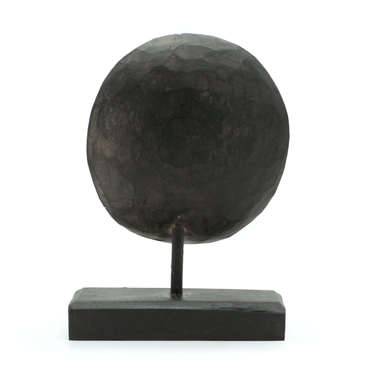 Dekorative Timor-Stammesmaske – Schwarz, 27 x 20 cm