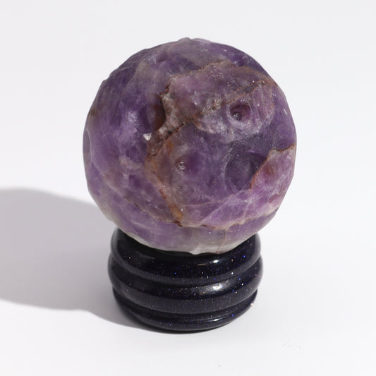 1x Amethyst-Planet mit Solarständer (JUPITER) - 40mm