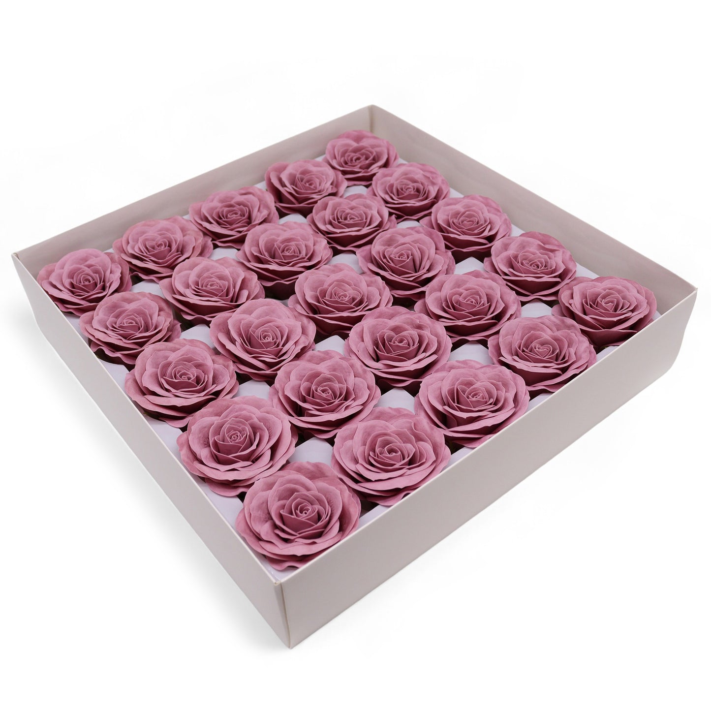 Fleur de savon artisanale - Rose vintage - Mauve