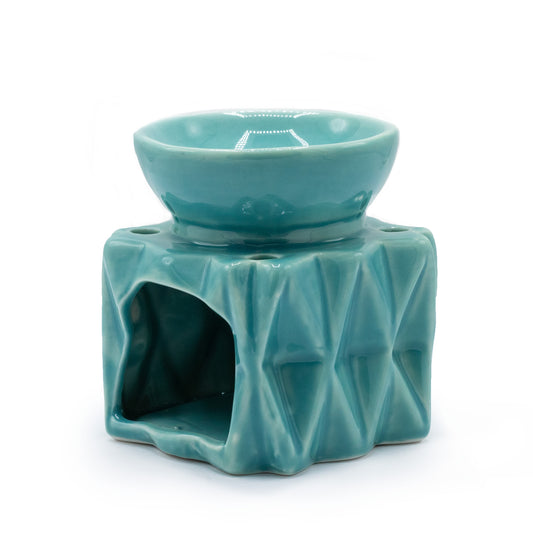 Geometrischer Ölbrenner - Blau