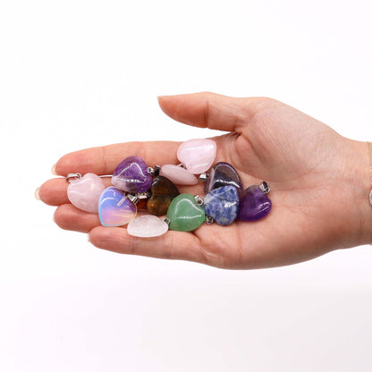 12 x Colgantes Corazón - 20x6mm