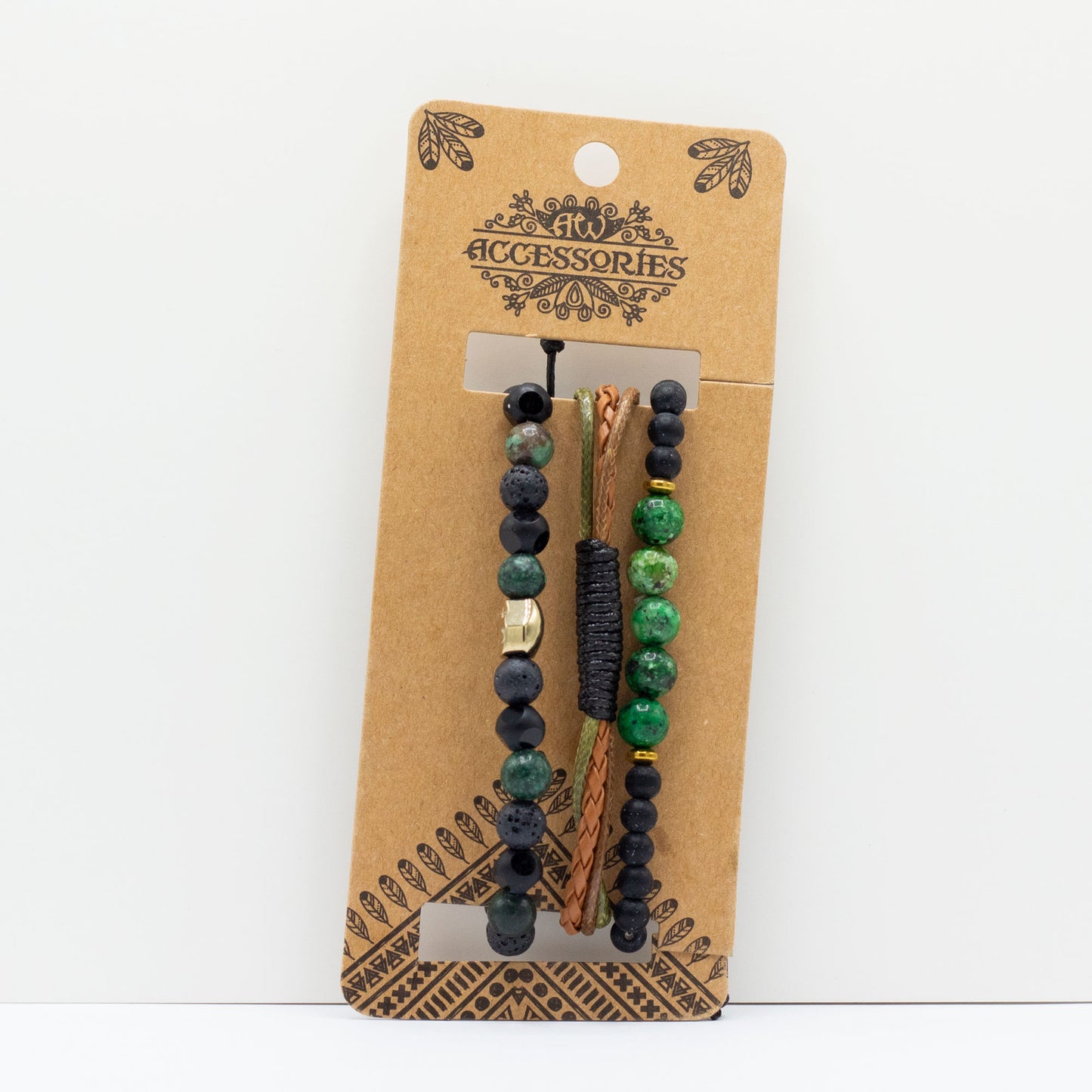 Herren Armband Set - Outdoor Grün