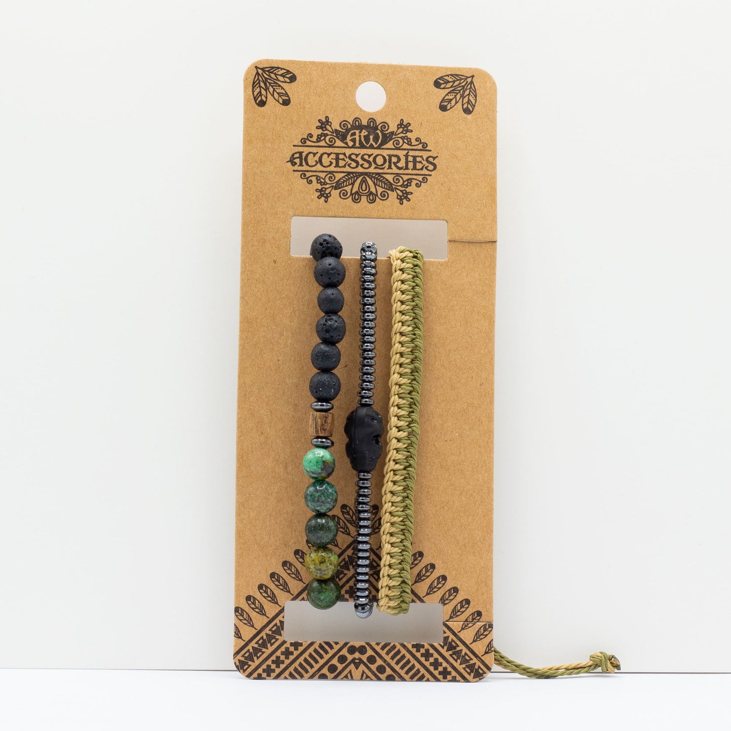 Herren Armband Set - Outdoor Grün