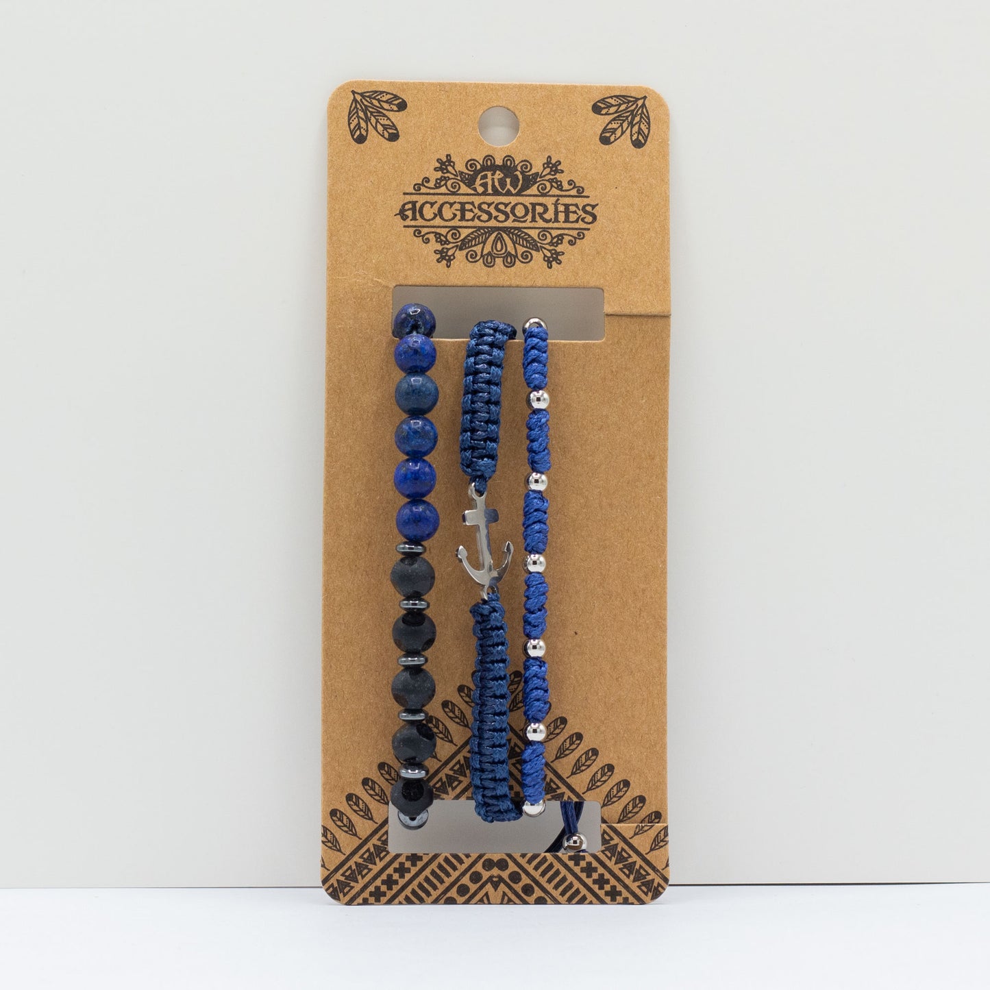 Ensemble de bracelets pour homme - Med Set Blues