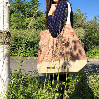 Bolsa All Natural - Terracota  - Hamsa - Protección