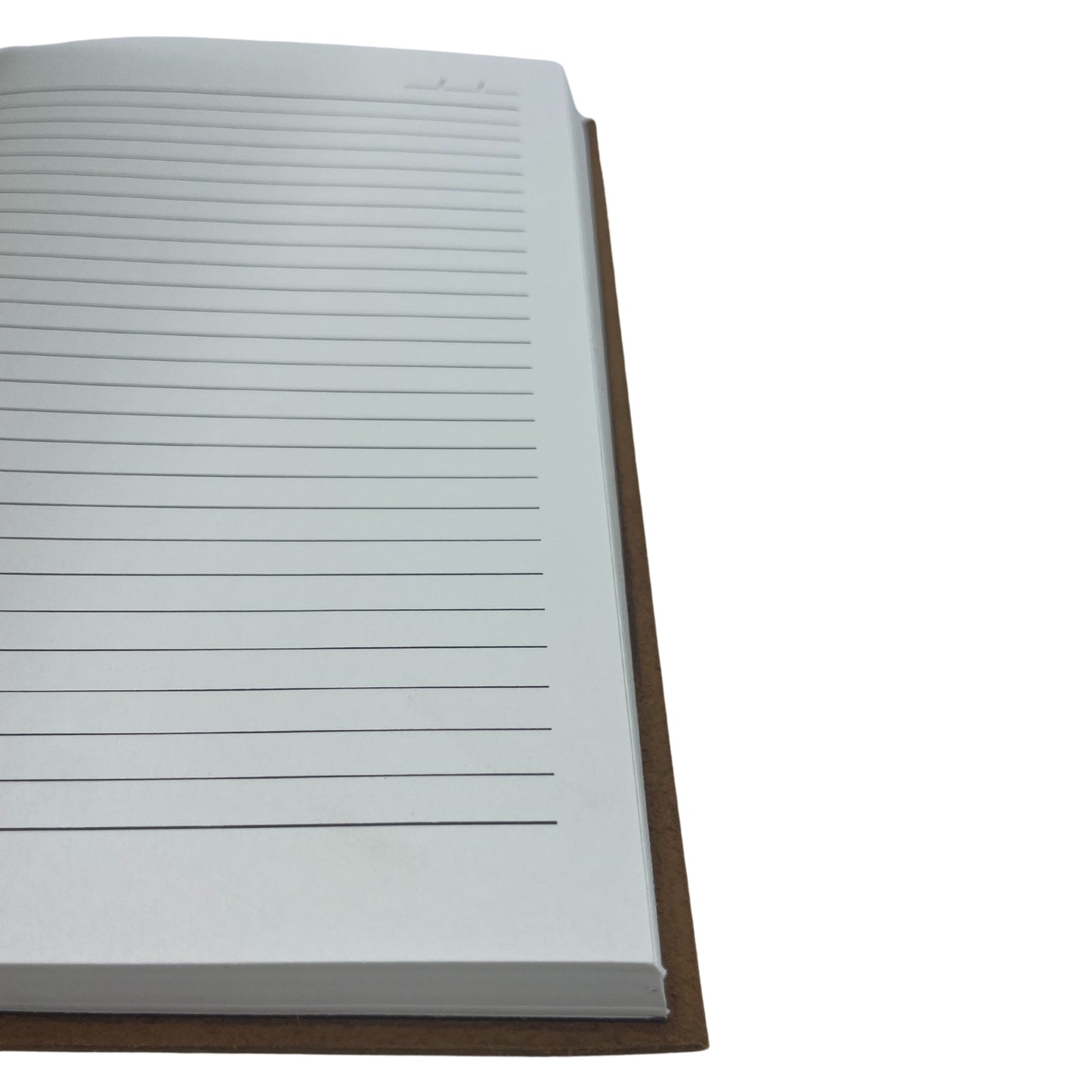 Dunkelbraunes Notizbuch - liniert